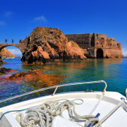 Berlenga Island St. John Baptist Fort and bridge