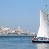 Lisbon Tagus River Sailing Boat