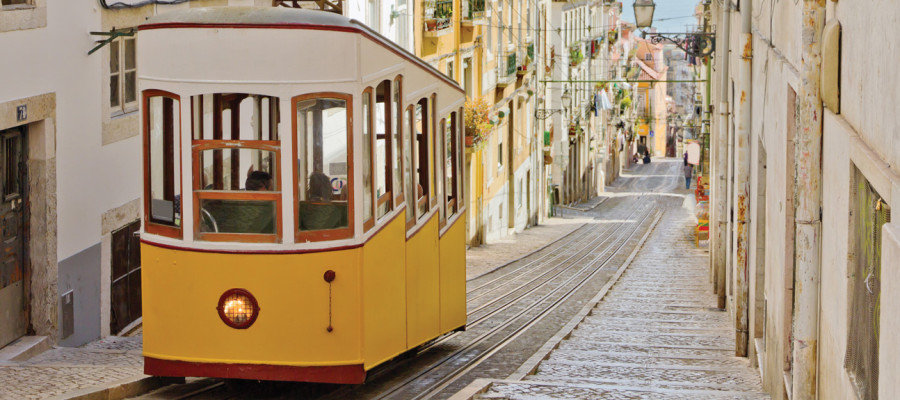 Lisbon Bica Funicular Tram